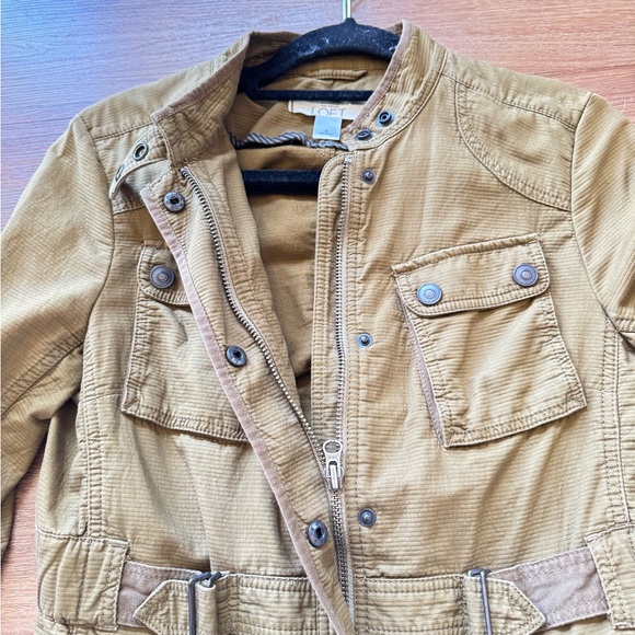 LOFT Utility Military Style Y2K Jacket Olive Drab Size 4 - Picture 4 of 9